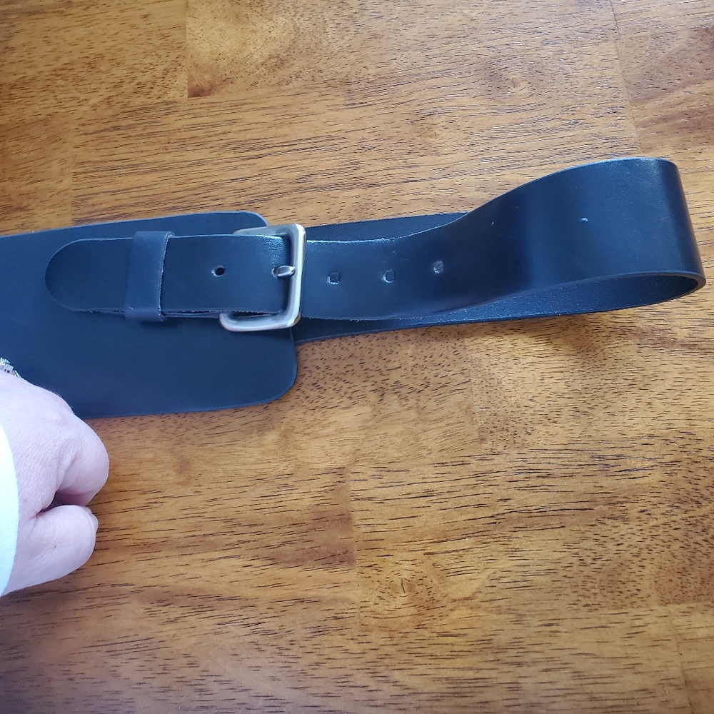 Dress/blazer belt solid leather